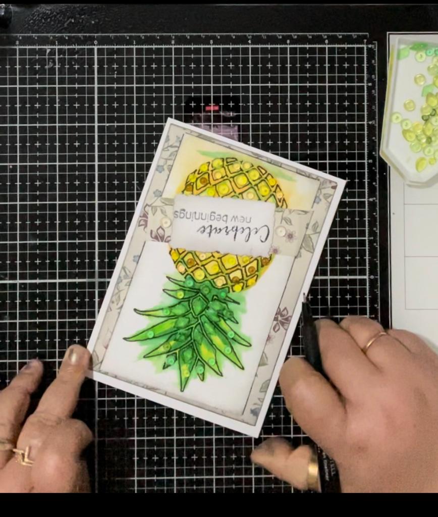 Final Look of Sweet Pineapple Card