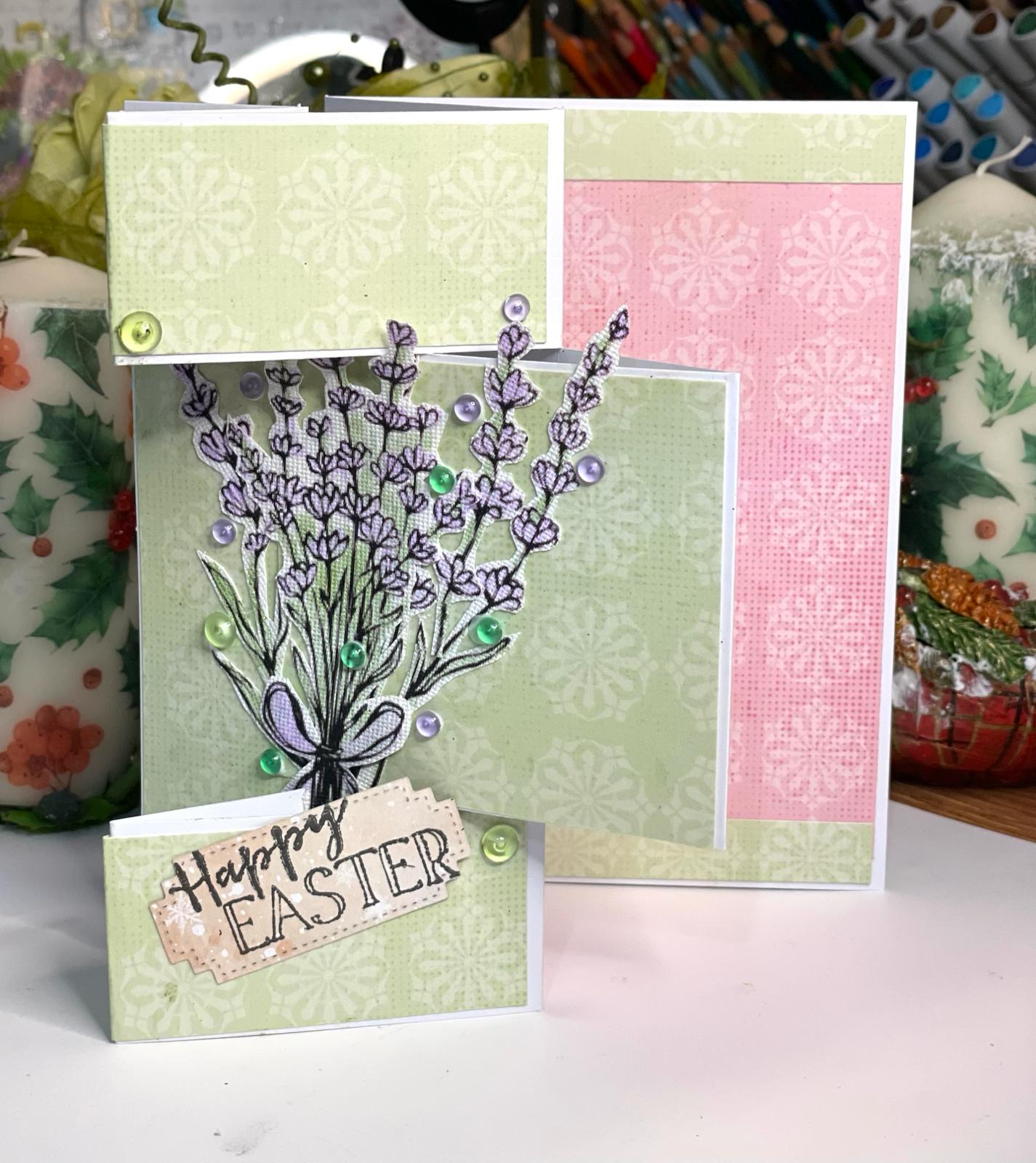 Final Look of the Happy Easter Greeting Card